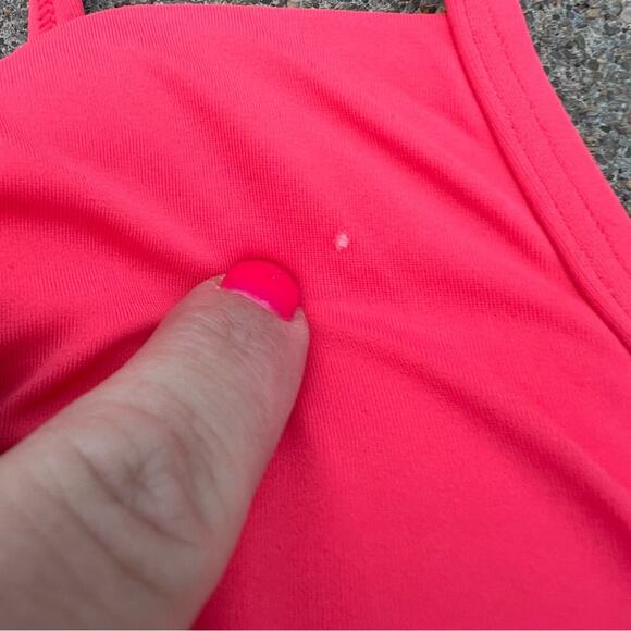 Victoria’s Secret 38B Coral Red Pink Tankini Underwire Swim Top - Picture 2 of 6